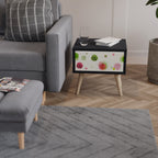 COLORFUL COSMOS Nachttisch in Schwarz