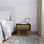 SIMPLE SOLUTIONS Nachttisch in Schwarz