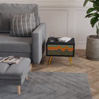 SIMPLE SOLUTIONS Nachttisch in Schwarz