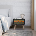 SIMPLE SOLUTIONS Nachttisch in Schwarz