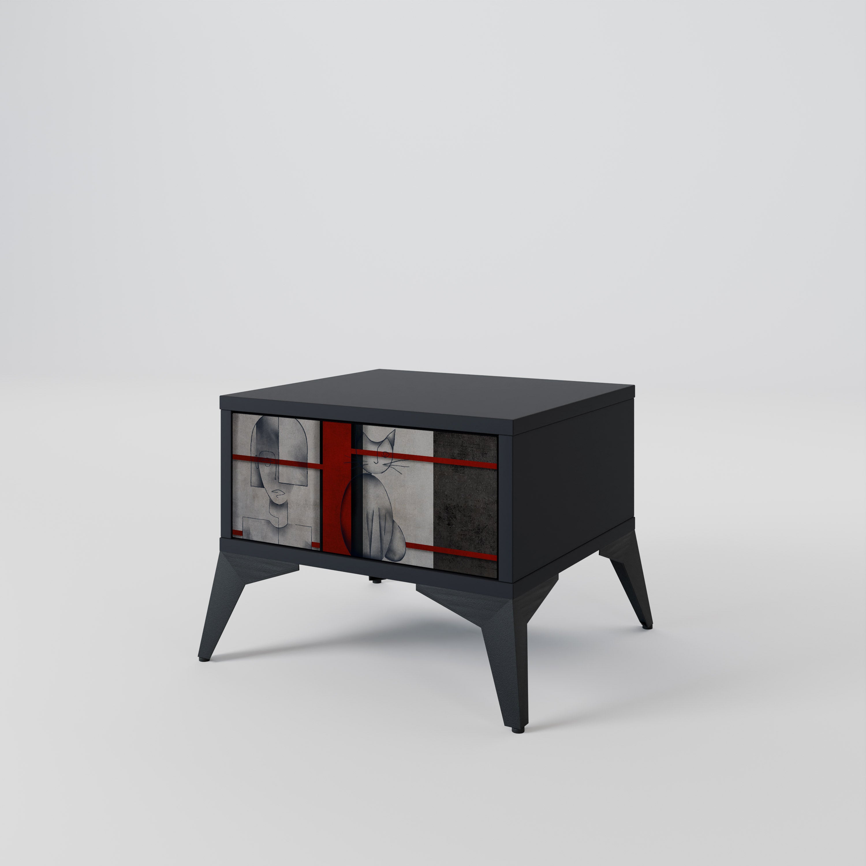 GRAY FIGURES Nightstand