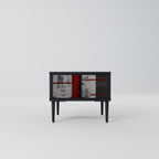 GRAY FIGURES Nachttisch in Schwarz