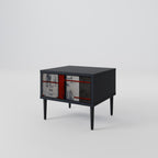 GRAY FIGURES Nachttisch in Schwarz