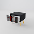 GRAY FIGURES Nachttisch in Schwarz