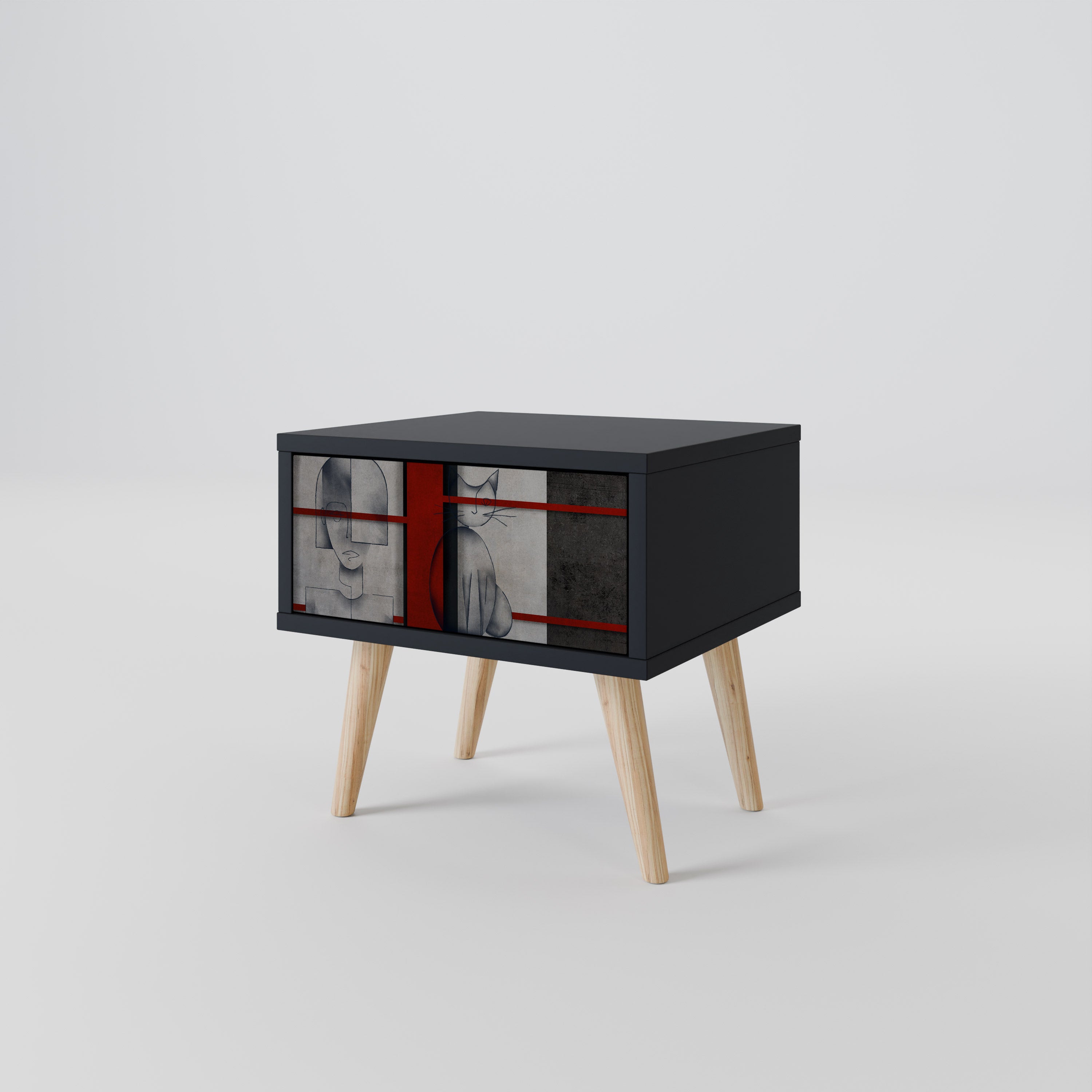 GRAY FIGURES Nightstand