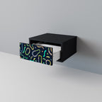 CONTRAST DANCE Nachttisch in Schwarz