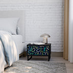 CONTRAST DANCE Nachttisch in Schwarz