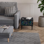 CONTRAST DANCE Nachttisch in Schwarz