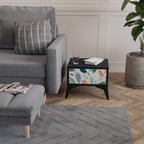 BOTANICAL HURRICANE Nachttisch in Schwarz