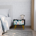 BOTANICAL HURRICANE Nachttisch in Schwarz