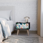 BOTANICAL HURRICANE Nachttisch in Schwarz