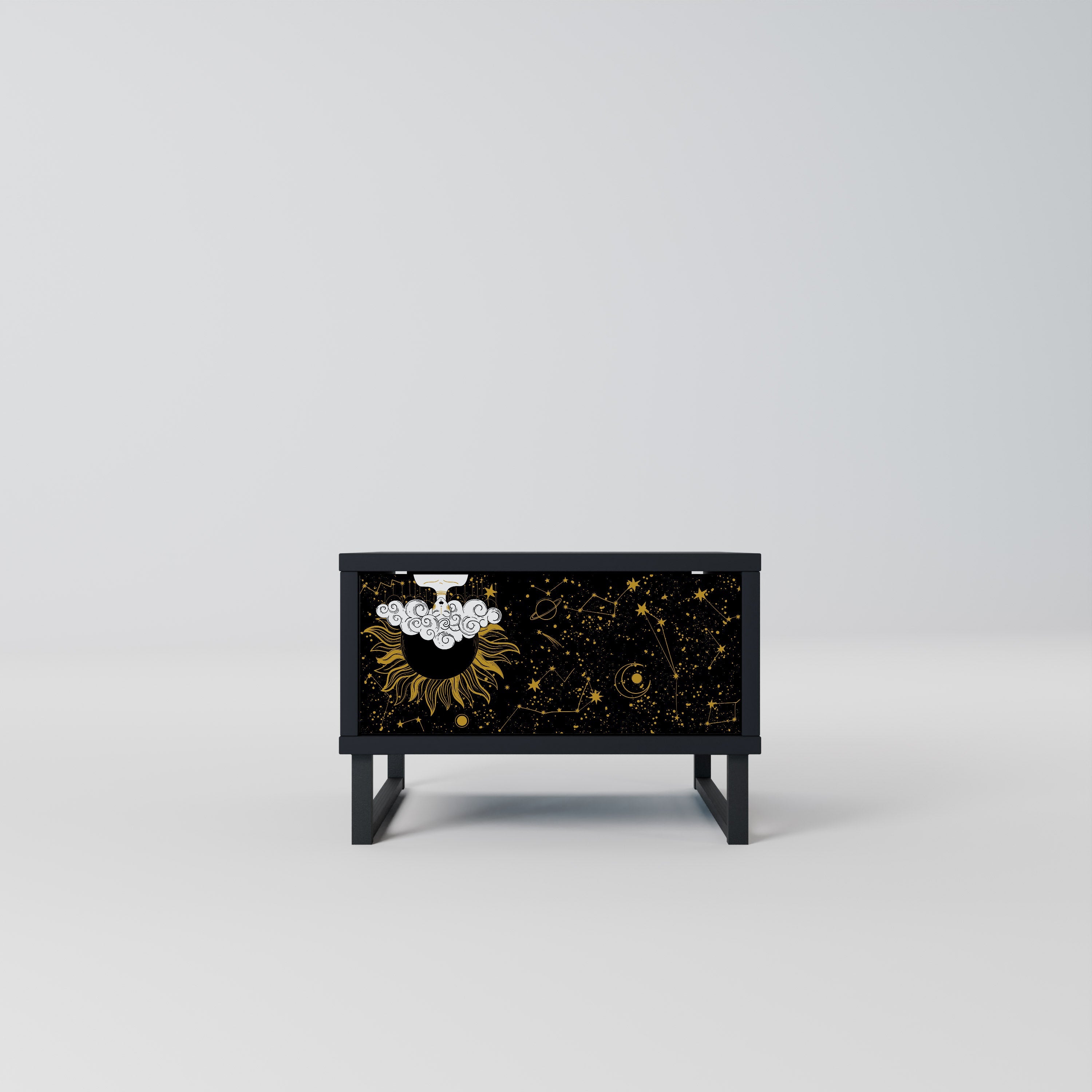 STELLAR CONSTELLATIONS Nachttisch in Schwarz