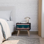 ROYAL COMPOSITION Nachttisch in Schwarz