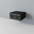 ROYAL ORDINARINESS Nachttisch in Schwarz