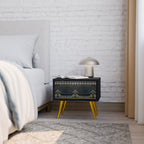 ROYAL ORDINARINESS Nachttisch in Schwarz