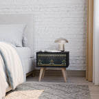 ROYAL ORDINARINESS Nachttisch in Schwarz