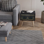 ROYAL ORDINARINESS Nachttisch in Schwarz