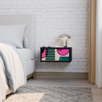 GEOMETRIC RHAPSODY Nachttisch in Schwarz