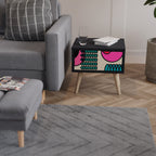 GEOMETRIC RHAPSODY Nachttisch in Schwarz