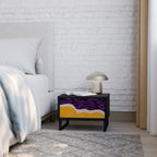 INDEPENDENT BORDER Nachttisch in Schwarz