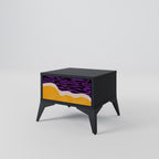 INDEPENDENT BORDER Nachttisch in Schwarz