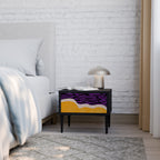 INDEPENDENT BORDER Nachttisch in Schwarz