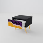 INDEPENDENT BORDER Nachttisch in Schwarz