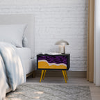 INDEPENDENT BORDER Nachttisch in Schwarz