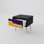 INDEPENDENT BORDER Nachttisch in Schwarz