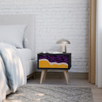 INDEPENDENT BORDER Nachttisch in Schwarz