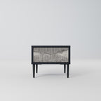 GRAIN LINES Nachttisch in Schwarz