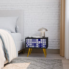 THE RIGHT PLACES Nachttisch in Schwarz