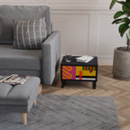 VIVID ART Nachttisch in Schwarz