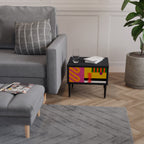 VIVID ART Nachttisch in Schwarz