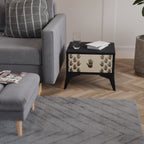 SEE MORE Nachttisch in Schwarz