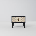 SEE MORE Nachttisch in Schwarz