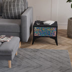 MEMORIES MAP Nachttisch in Schwarz