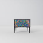 MEMORIES MAP Nachttisch in Schwarz