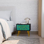 NOSTALGIC MEMORIES Nachttisch in Schwarz