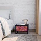 LOVELY MEMORIES Nachttisch in Schwarz