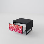 KALEIDOSCOPIC CUBISM Nachttisch in Schwarz