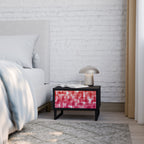 KALEIDOSCOPIC CUBISM Nachttisch in Schwarz