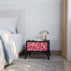 KALEIDOSCOPIC CUBISM Nachttisch in Schwarz