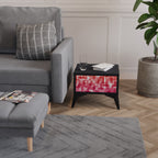 KALEIDOSCOPIC CUBISM Nachttisch in Schwarz