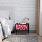 KALEIDOSCOPIC CUBISM Nachttisch in Schwarz