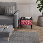 KALEIDOSCOPIC CUBISM Nachttisch in Schwarz