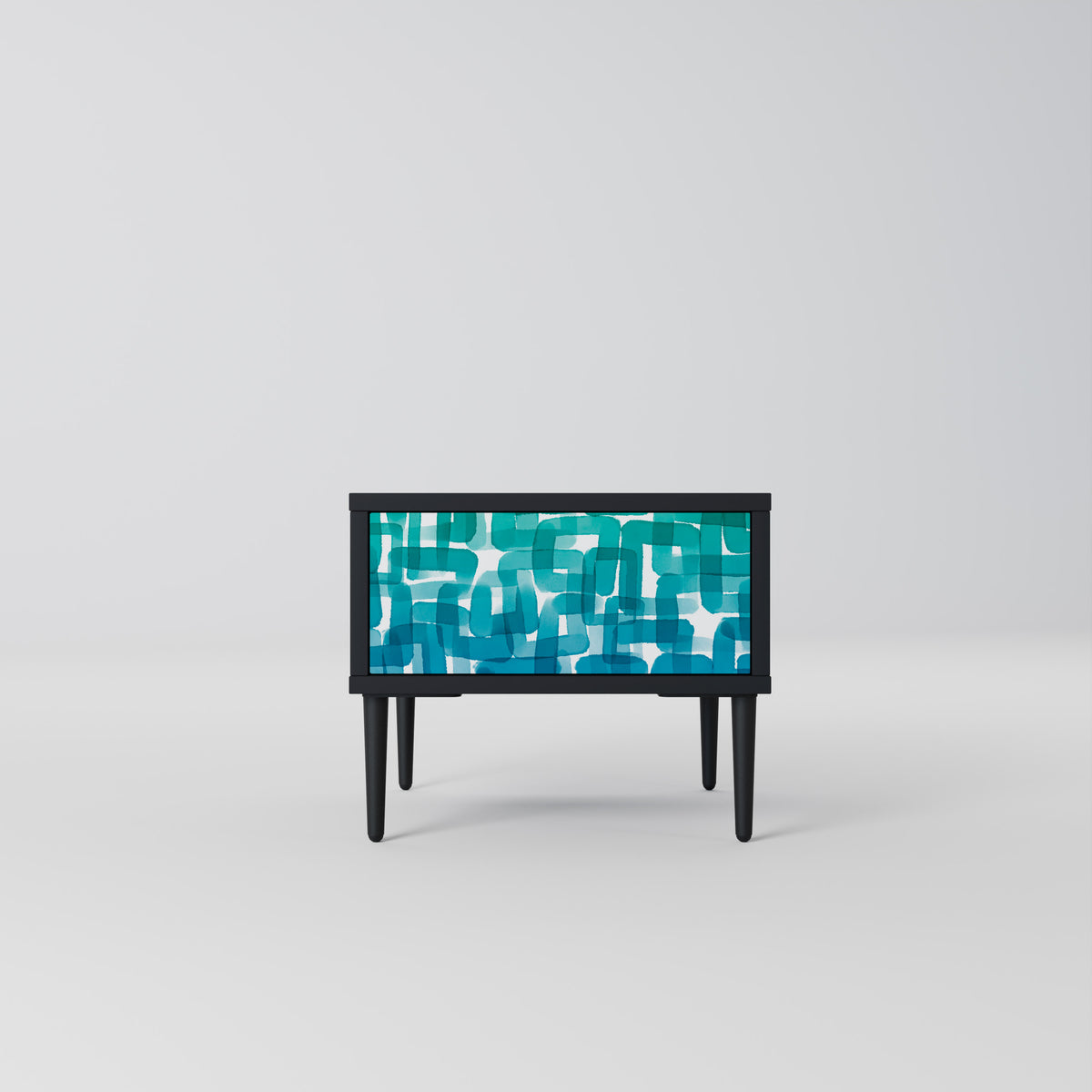 TURQUOISE RECTANGLES Nachttisch