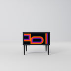 BLINDED BY THE LIGHTS Nachttisch in Schwarz