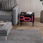 BLINDED BY THE LIGHTS Nachttisch in Schwarz