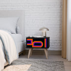 BLINDED BY THE LIGHTS Nachttisch in Schwarz